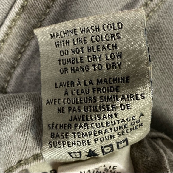 Green Denim, Hudson Natalie Jeans, 5-Pocket Style, Cotton Blend Stretch - Picture 12 of 14